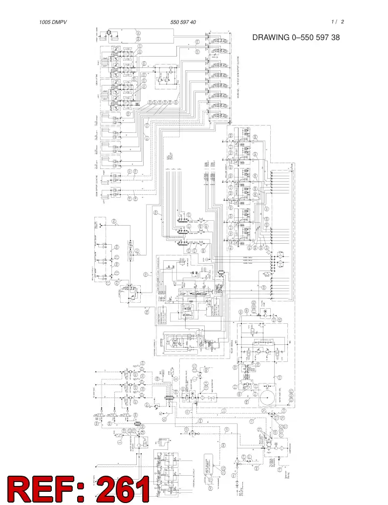 59181897 591 818 97 HYDRAULIC HOSE ASSEMBLY - Sandvik Technical Drawing