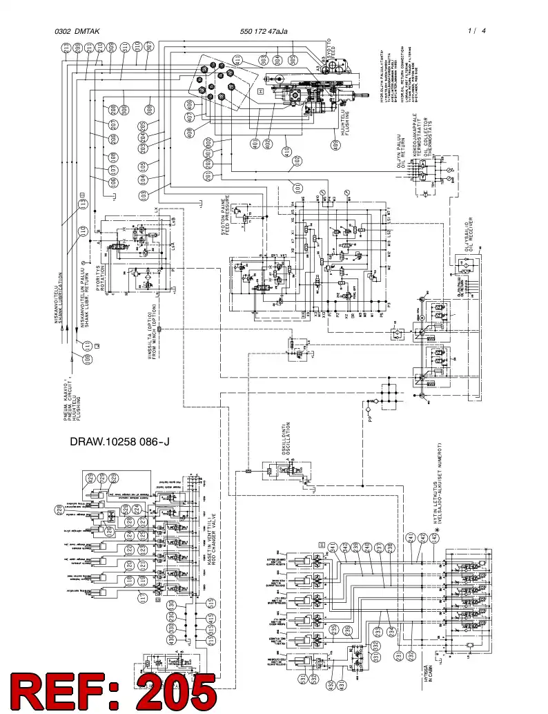 59183379 591 833 79 HOSE ASSY - Sandvik Technical Drawing