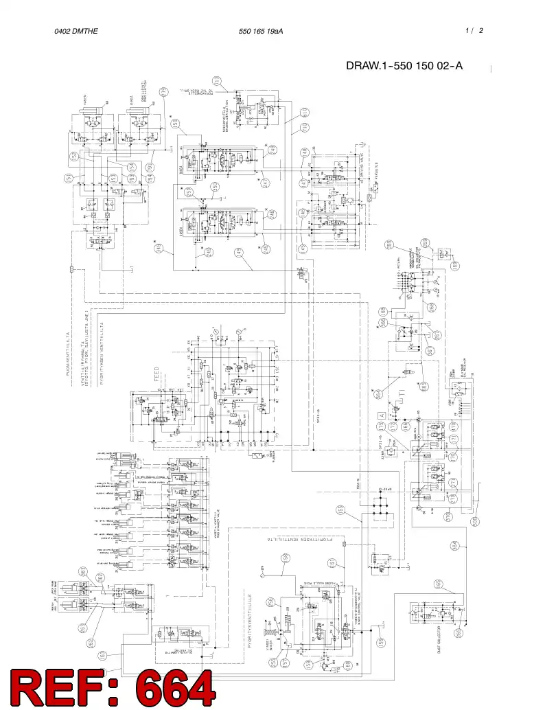 59183691 591 836 91 HOSE ASSY - Sandvik Technical Drawing