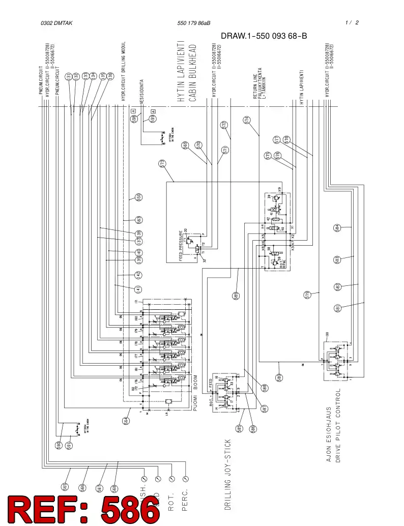 59183717 591 837 17 HOSE ASSY - Sandvik Technical Drawing