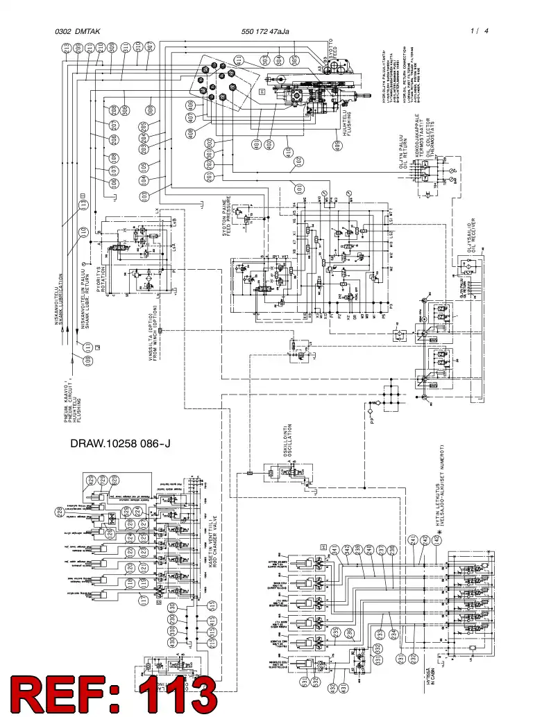 59184003 591 840 03 HOSE ASSY - Sandvik Technical Drawing