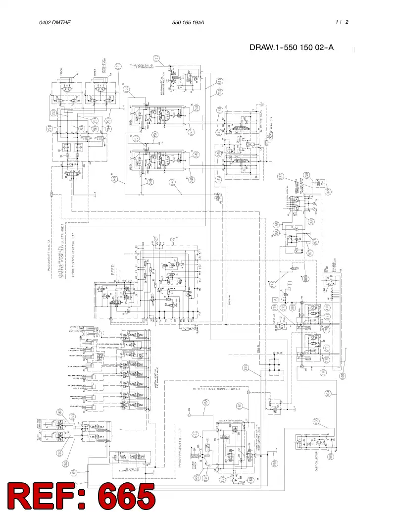 59184094 591 840 94 HOSE ASSY - Sandvik Technical Drawing