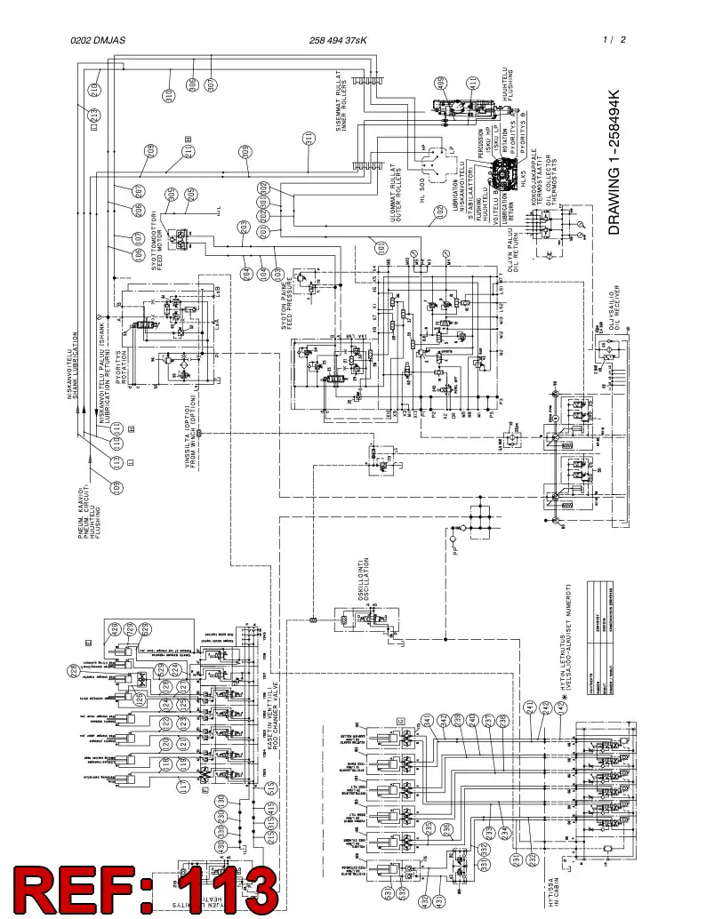 59184120 591 841 20 HOSE ASSY - Sandvik Technical Drawing