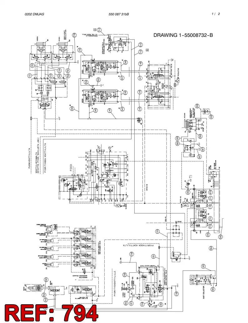 59184211 591 842 11 HOSE ASSY - Sandvik Technical Drawing