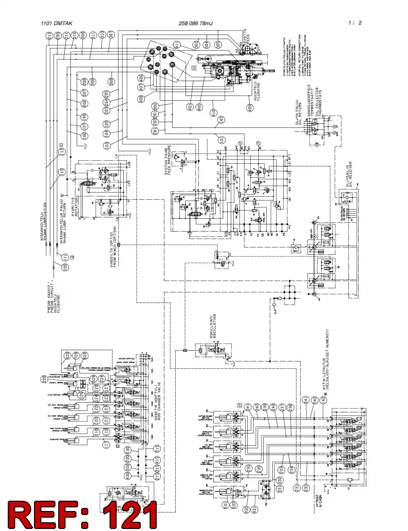 59185992 591 859 92 HOSE ASSY - Sandvik Technical Drawing