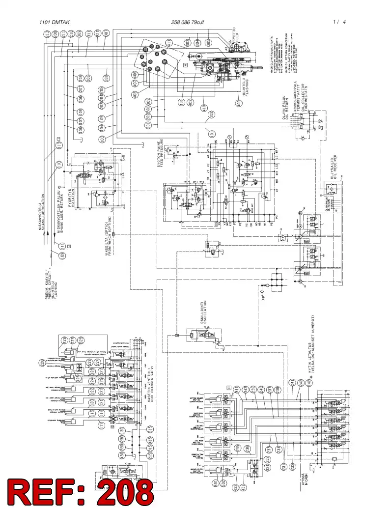 59186135 591 861 35 HOSE ASSY - Sandvik Technical Drawing