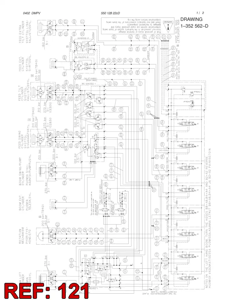 59186278 591 862 78 HOSE ASSY - Sandvik Technical Drawing