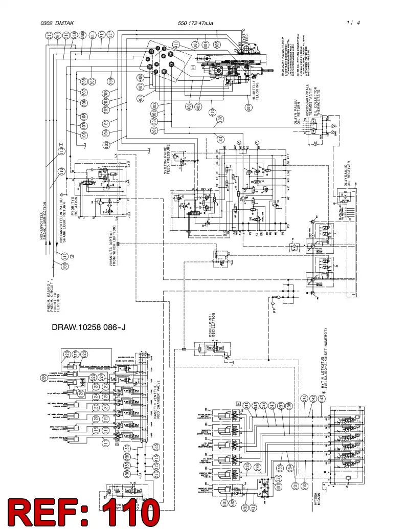 59187149 591 871 49 HOSE ASSY - Sandvik Technical Drawing