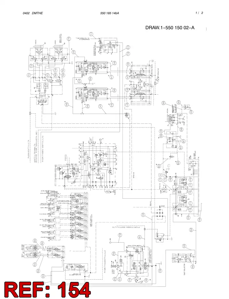 59187838 591 878 38 HYDR.HOSE ASSEMBLY - Sandvik Technical Drawing