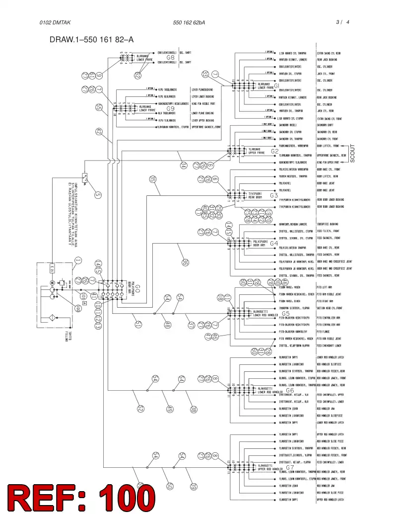 59188787 591 887 87 HOSE ASSY - Sandvik Technical Drawing