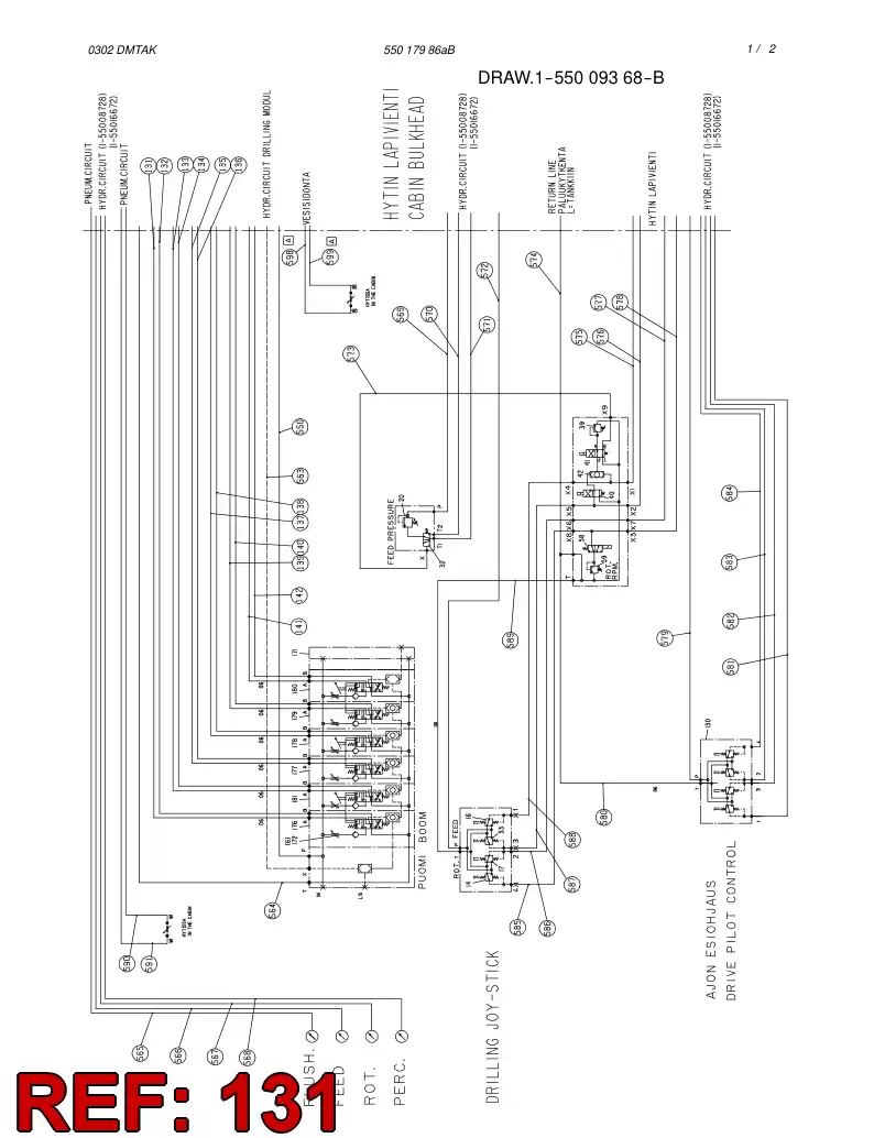 59189281 591 892 81 HOSE ASSY - Sandvik Technical Drawing