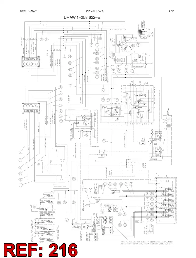 59191556 591 915 56 HYDRAULIC HOSE ASSEMBLY - Sandvik Technical Drawing
