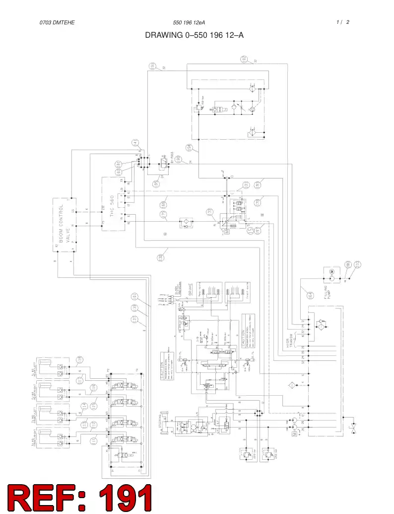59191842 591 918 42 HOSE ASSY - Sandvik Technical Drawing