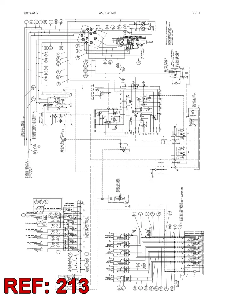 59191855 591 918 55 HYDRAULIC HOSE ASSEMBLY - Sandvik Technical Drawing