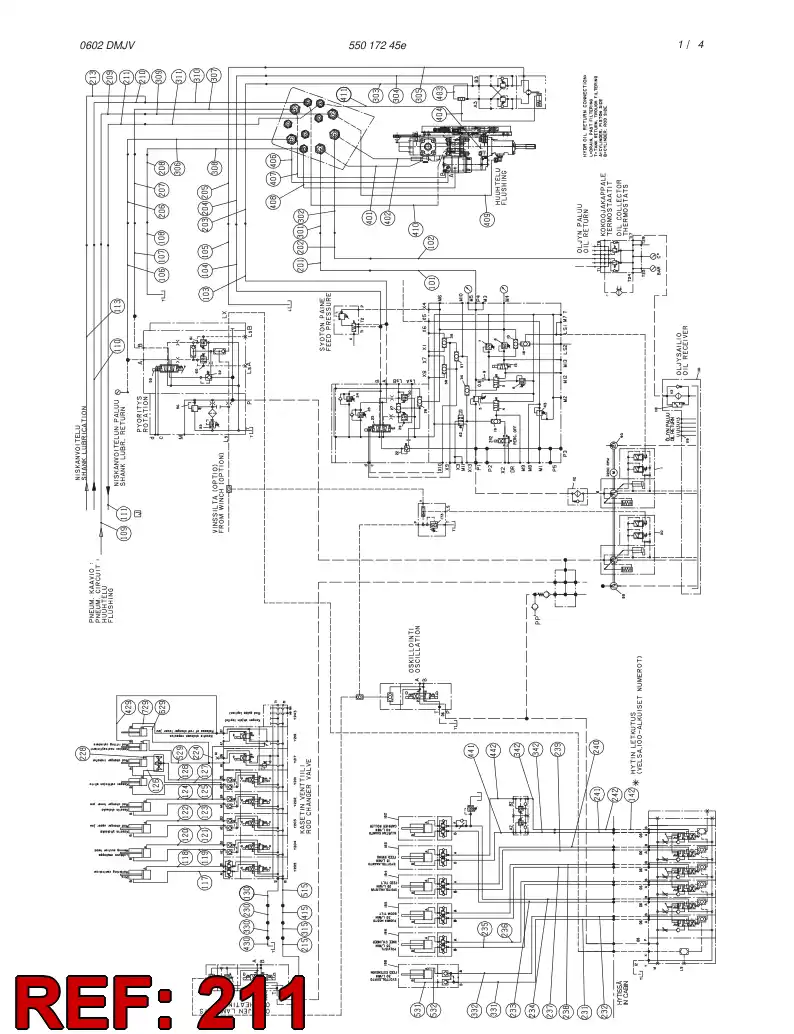 59192102 591 921 02 HYDRAULIC HOSE ASSEMBLY - Sandvik Technical Drawing