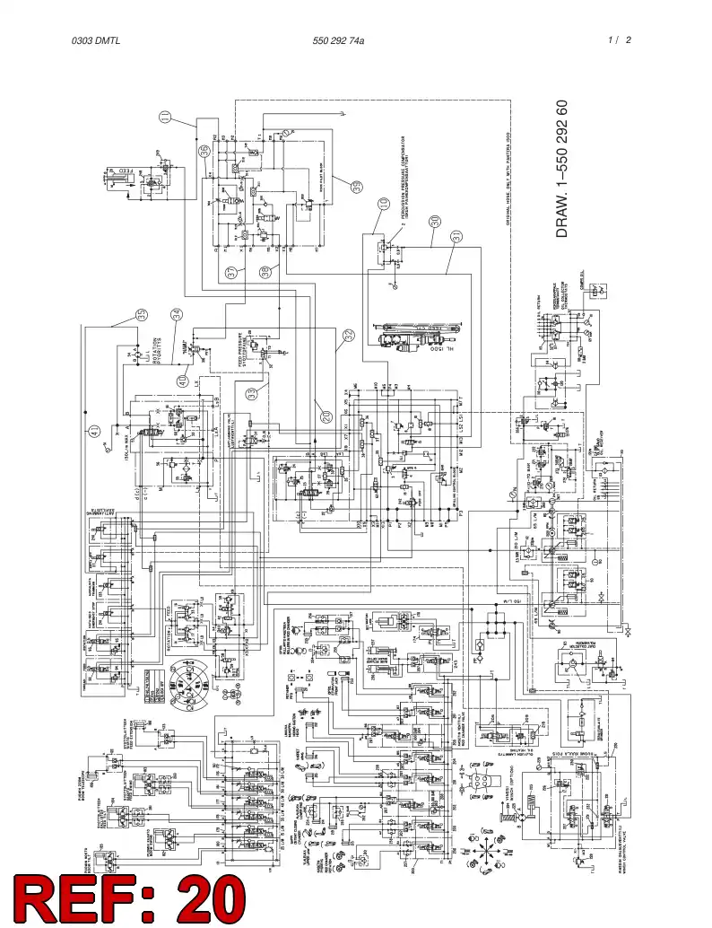 59194390 591 943 90 HOSE ASSY - Sandvik Technical Drawing