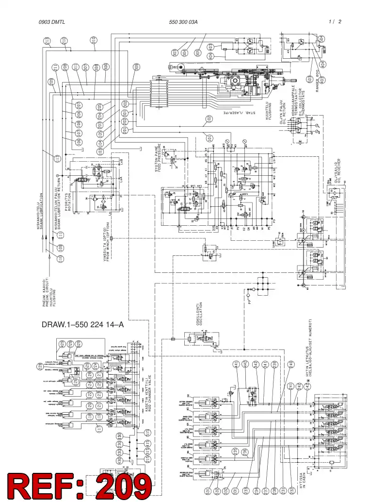 59194832 591 948 32 HOSE ASSY - Sandvik Technical Drawing