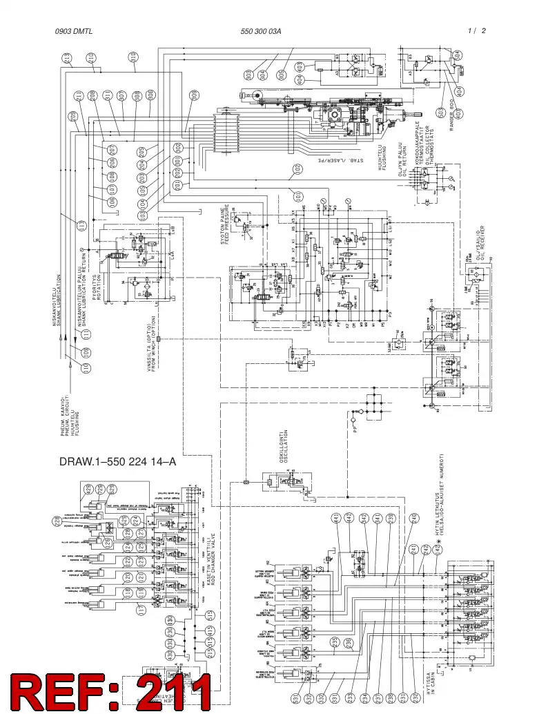 59194858 591 948 58 HOSE ASSY - Sandvik Technical Drawing