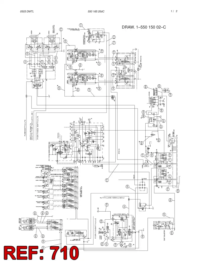 59195118 591 951 18 HOSE ASSY - Sandvik Technical Drawing