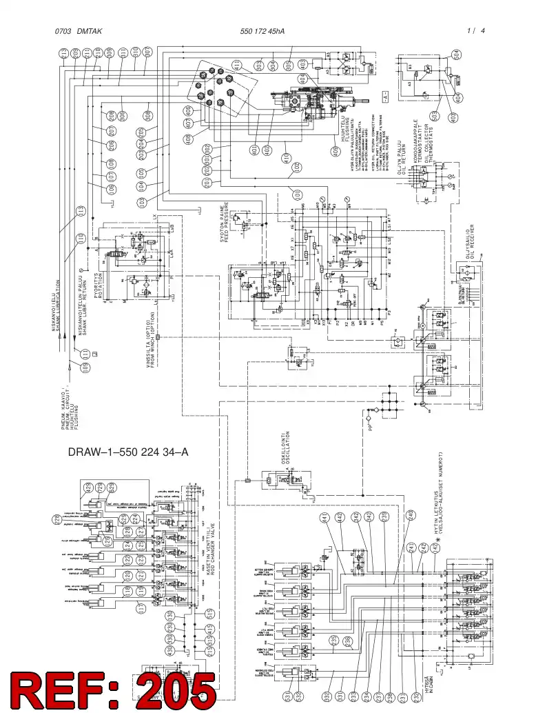 59195469 591 954 69 HOSE ASSY - Sandvik Technical Drawing