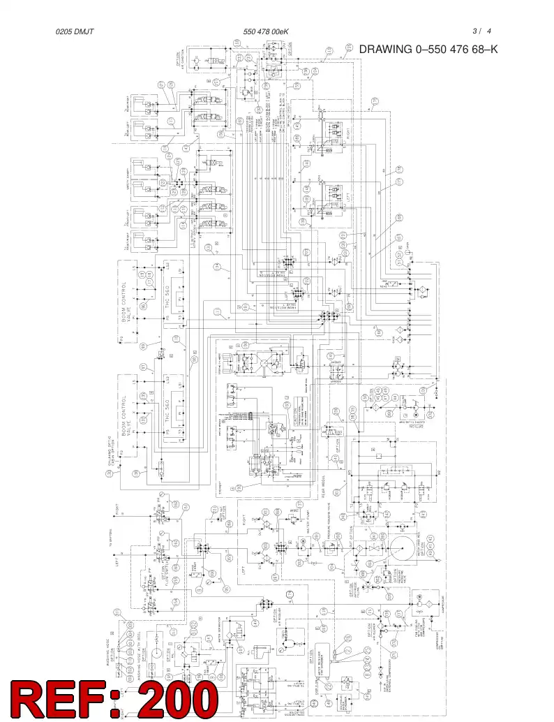 59199690 591 996 90 HYDRAULIC HOSE ASSEMBLY - Sandvik Technical Drawing