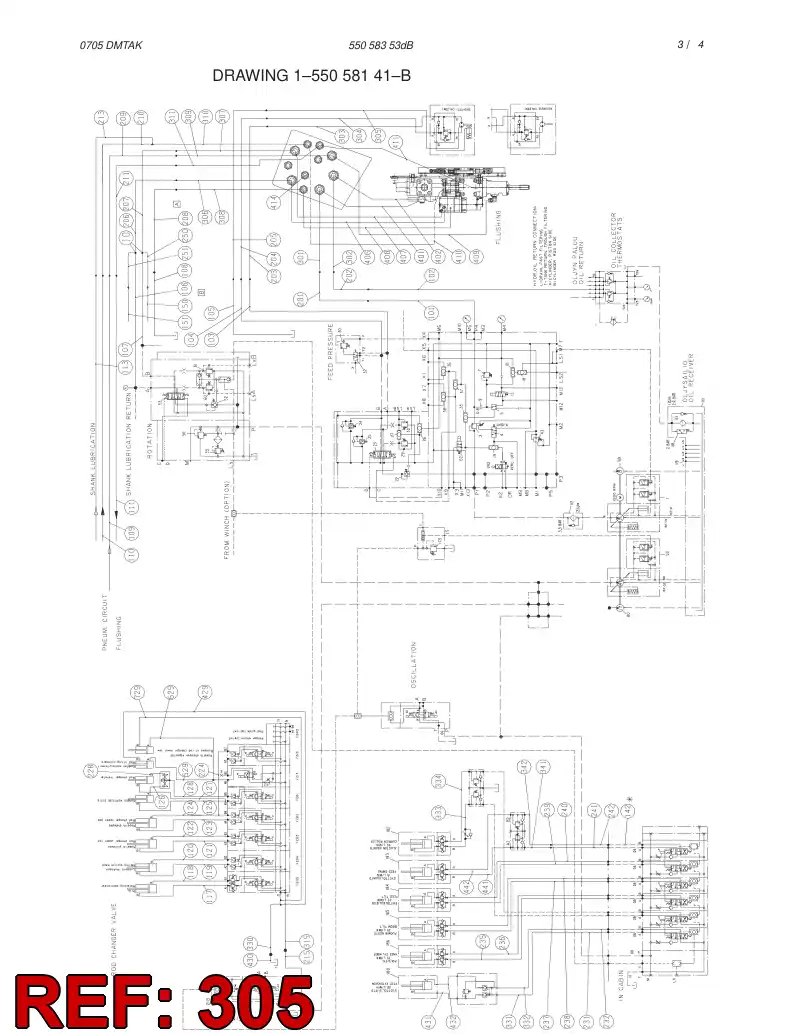 59199842 591 998 42 HYDRAULIC HOSE ASSEMBLY - Sandvik Technical Drawing