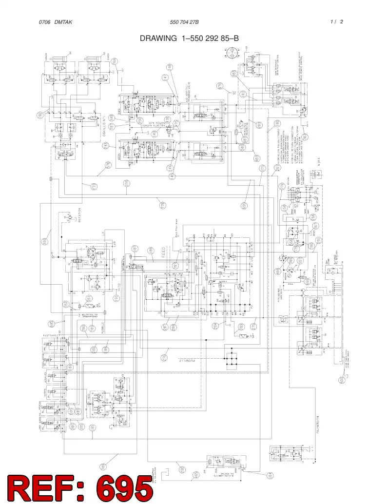 59200314 592 003 14 HYDRAULIC HOSE ASSEMBLY - Sandvik Technical Drawing