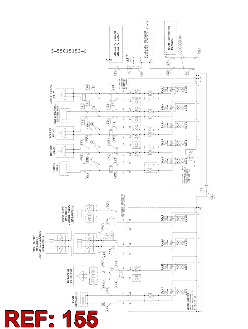 59200482 592 004 82 HYDRAULIC HOSE ASSEMBLY - Sandvik Technical Drawing