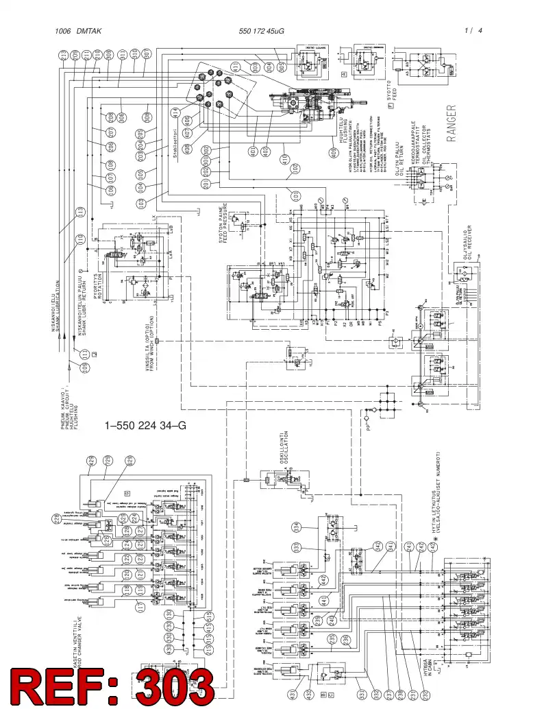59200576 592 005 76 HOSE ASSY - Sandvik Technical Drawing