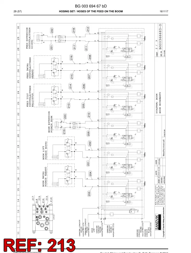592 006 79 Hose Assembly, Hydraulic - drawing