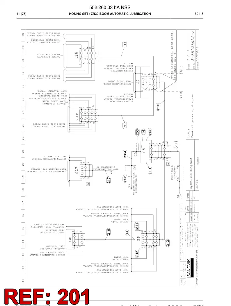 592 007 41 Hose Assembly - drawing