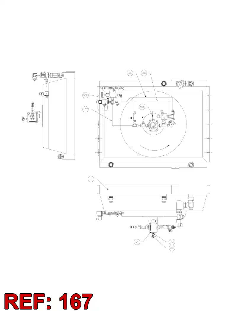 59200750 592 007 50 HYDRAULIC HOSE ASSEMBLY - Sandvik Technical Drawing