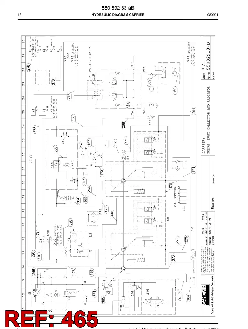 592 008 25 Hose Assembly, Hydraulic - drawing