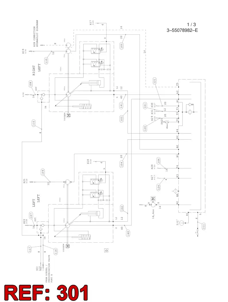 59200866 592 008 66 HYDRAULIC HOSE ASSEMBLY - Sandvik Technical Drawing