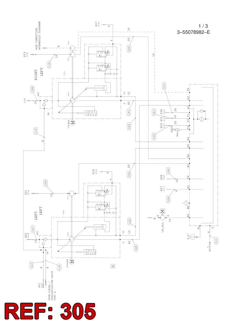 59200890 592 008 90 HYDRAULIC HOSE ASSEMBLY - Sandvik Technical Drawing