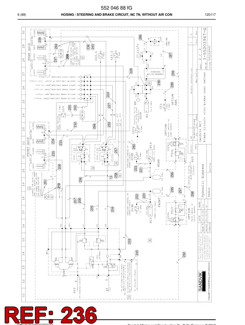 592 009 09 Hose Assembly, Hydraulic - drawing
