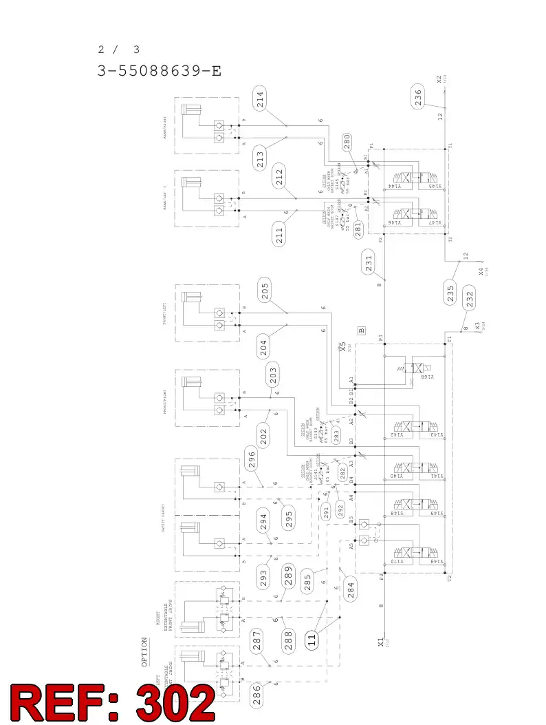 59200914 592 009 14 HYDRAULIC HOSE ASSEMBLY - Sandvik Technical Drawing