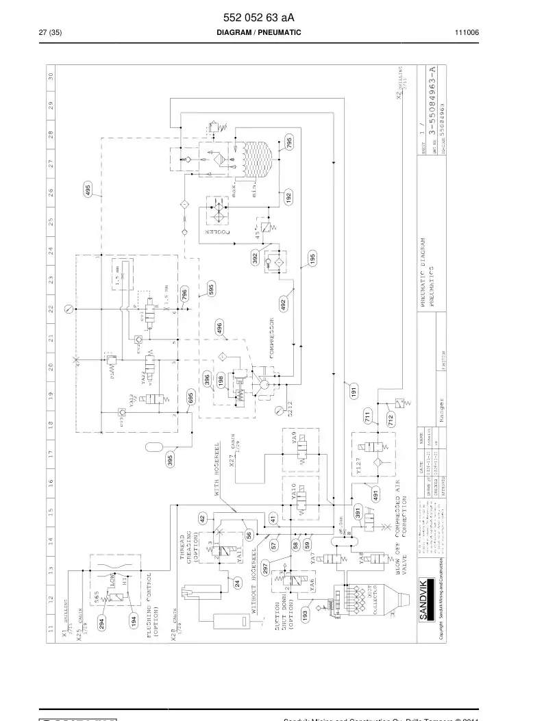 592 010 07 Hose Assembly, Hydraulic - drawing