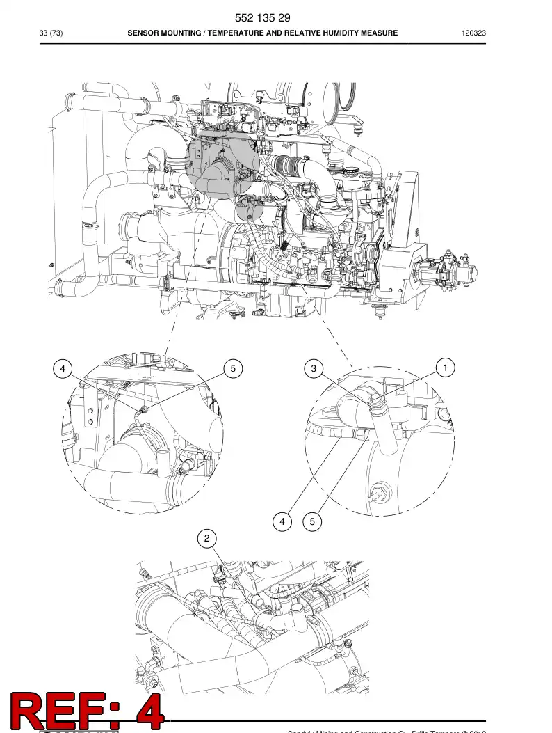 59201099 592 010 99 Hydraulic hose assembly - Sandvik Technical Drawing