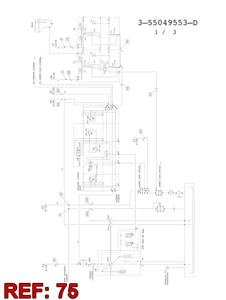 59201124 592 011 24 HYDRAULIC HOSE ASSEMBLY - Sandvik Technical Drawing