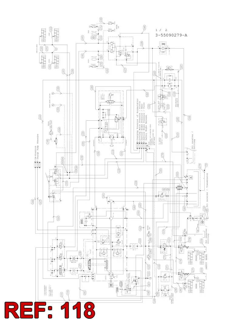 59201140 592 011 40 HYDRAULIC HOSE ASSEMBLY - Sandvik Technical Drawing