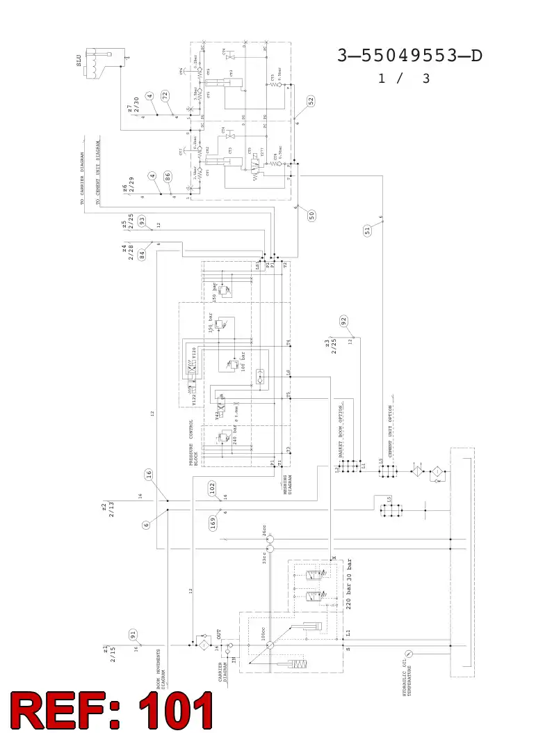 59201148 592 011 48 HYDRAULIC HOSE ASSEMBLY - Sandvik Technical Drawing