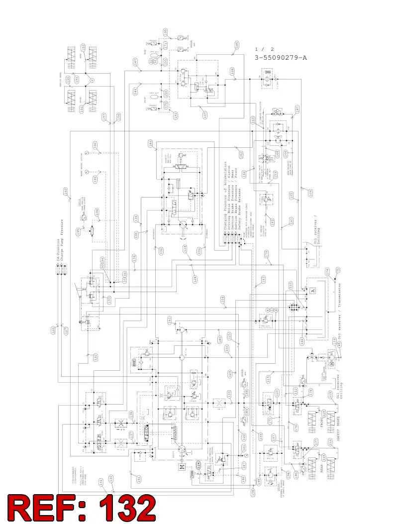 59201172 592 011 72 HYDRAULIC HOSE ASSEMBLY - Sandvik Technical Drawing