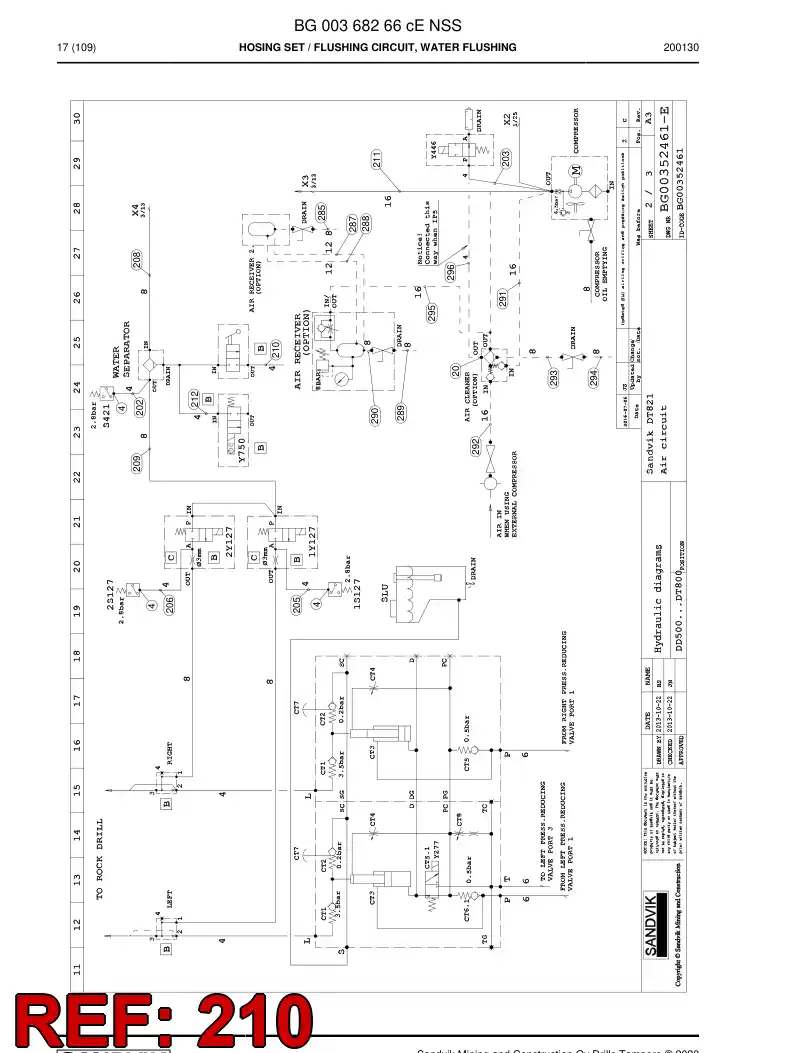 592 012 07 Hose Assembly, Hydraulic - drawing