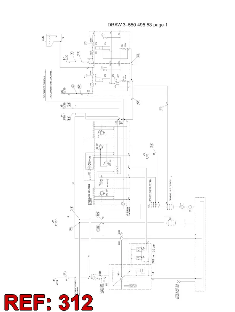 59201212 592 012 12 HYDRAULIC HOSE ASSEMBLY - Sandvik Technical Drawing