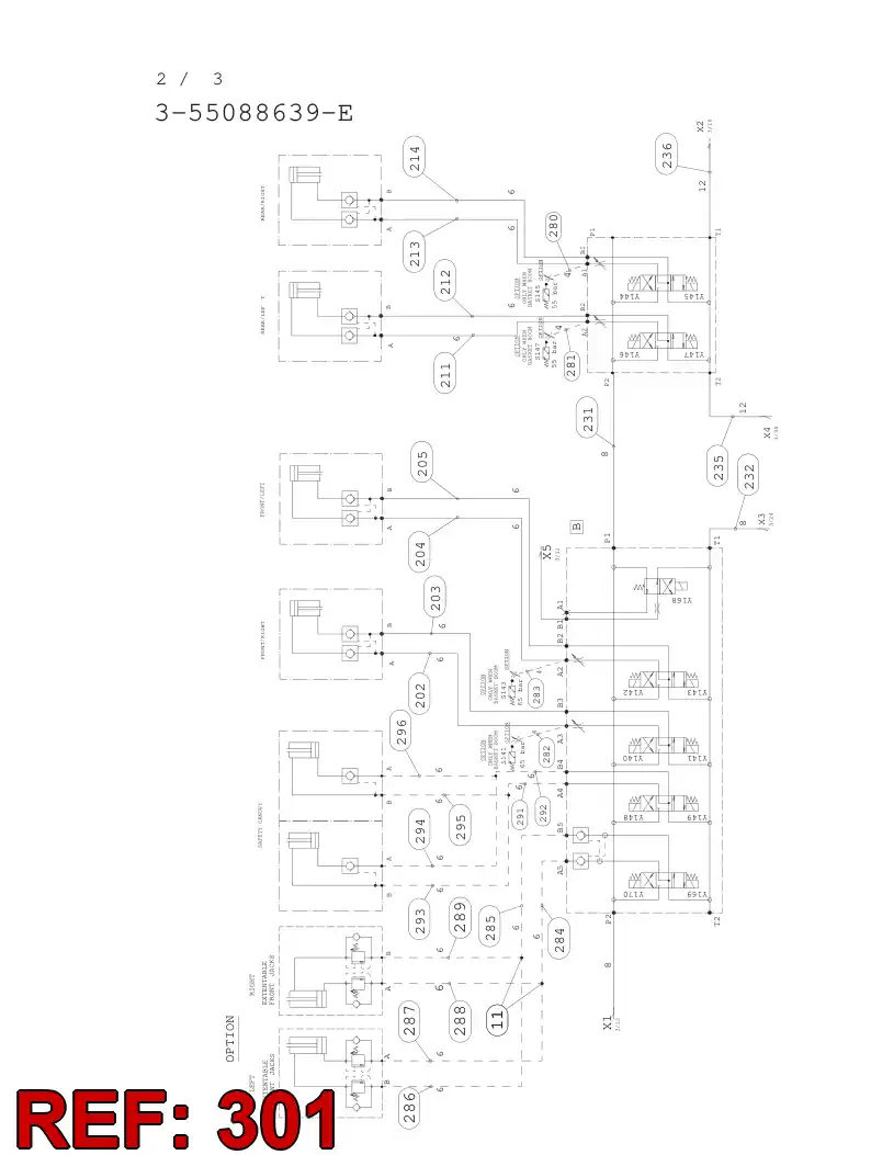 59201230 592 012 30 HYDRAULIC HOSE ASSEMBLY - Sandvik Technical Drawing