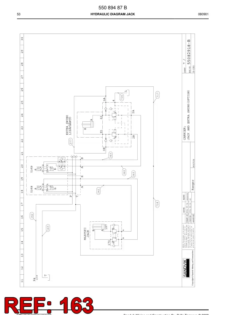 592 012 55 Hose Assembly, Hydraulic - drawing