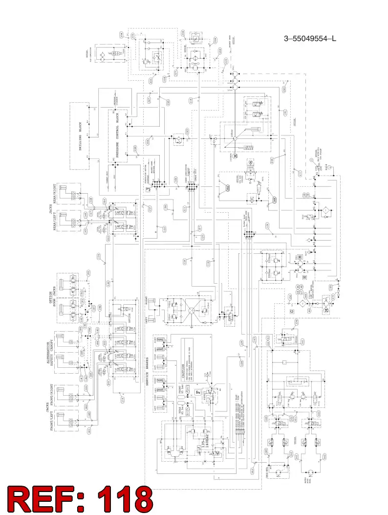 59201256 592 012 56 HYDRAULIC HOSE ASSEMBLY - Sandvik Technical Drawing