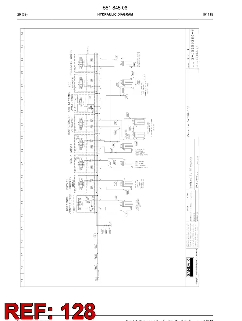 592 013 45a HOSE ASSY - drawing
