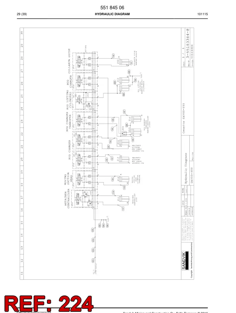 592 014 39a HOSE ASSY - drawing